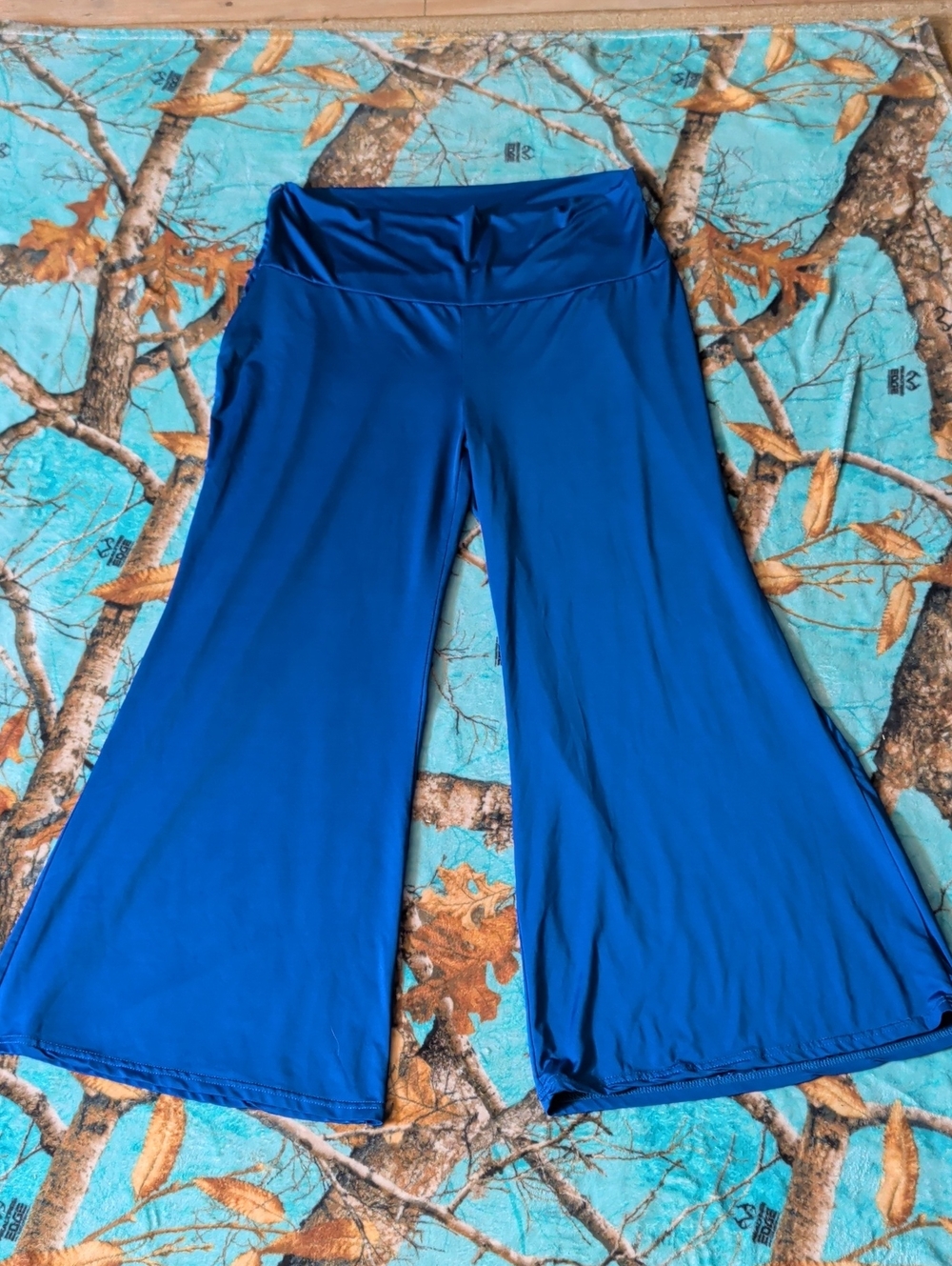 Women's Wide-Leg Active Pants - Blue